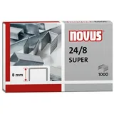 Novus Heftklammern 24/8 Gelb/Silber 1000 St.