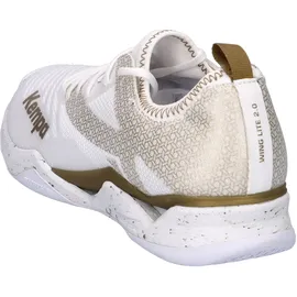 Kempa Wing Lite 2.0 W in weiß/gold – Gr.: 8