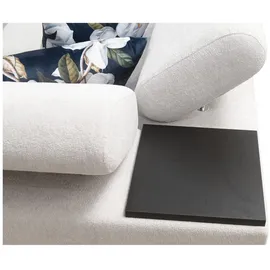 kaiser möbel Großes Ecksofa,Schlaffunktion MELODY IV MINI Tauro/Freya Graphit/Anthrazit Links