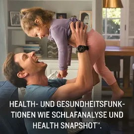 Garmin Venu 2 45 mm Silikonarmband schwarz/schiefer