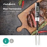 Fleischthermometer | 0 – 250 °C | digital | Grillthemometer  | Wendhilfe
