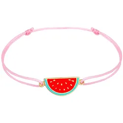 Elli Kinder Melone Bunt Nylon Sommer 925 Silber Armbänder & Armreife   Damen 