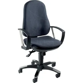 TOPSTAR Trend SY 10 ohne Armlehnen schwarz gemustert