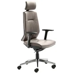 Mayer Sitzmöbel Drehstuhl »2480«, BxH: 66 x 62 cm, hellgrau - beige