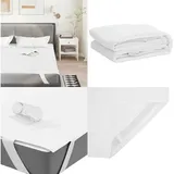 Matratzenschoner Weiß 180x200 Cm Wasserdicht - Vidaxl