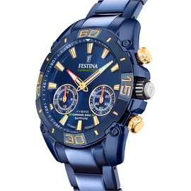 Festina Chrono Bike Connected 45 mm dunkelblau/blau