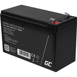 Green Cell AGM 12V 9Ah VRLA Blei-Batterie Bleiakku Ersatzakku Gelakku Akkubatterie Zyklenfest Unbemann UPS, USV, Notstrom, USV-Anlage, UPS -Anlage, Backup-Batterie, Batteriebackup