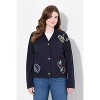 Ulla Popken Strickjacke in marine | Gr.: 54-56