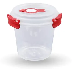 Bestlivings Frischhaltebox mit Deckel - Fresh System 0,64 Liter - Joghurt Dose - Rot