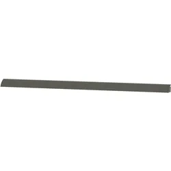 Abschlussleiste KOCHSTATION ""KS-Scafa"", schwarz (stahl dunkel), 400cm, Kunststoff, Wandabschlussleisten, in verschiedenen Breiten, Stärke 4 cm