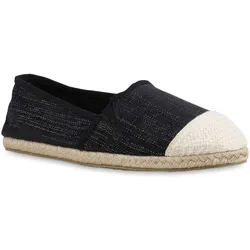 Damen Espadrilles in Schwarz