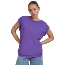 URBAN CLASSICS Ladies Extended Shoulder Tee Lila M
