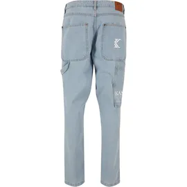 Karl Kani Retro Tape Workwear Denim Loose Fit Loose Fit Jeans in blau Größe 32