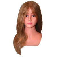 Mex pro Hair Übungskopf Anja mit Schulter 55 cm, Blond