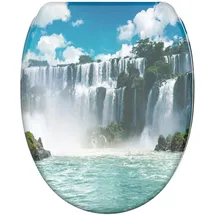 Sanilo WC-Sitz Wasserfall blau
