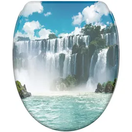 Sanilo WC-Sitz Wasserfall blau