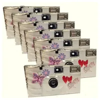 Photo Porst 7 x Einwegkamera Hochzeit Schmetterling Einwegkamera