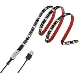 Hama USB-LED-Leuchtband 00012344 1W RGB 100 cm 12 St.