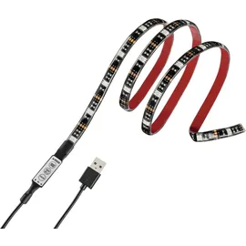 Hama USB-LED-Leuchtband 00012344 1W RGB 100 cm 12 St.