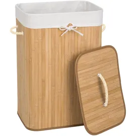 Tectake tectake® Wäschekorb mit Wäschesack eckig 72 L