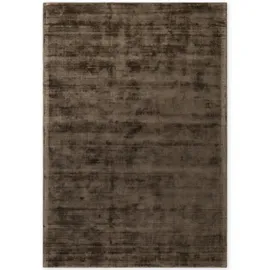 vikosa Noemi braun, B:120cm H:10mm L:180cm, Viskose, Teppiche, Teppich, Dezenter Glanz, Weich, Seidenoptik, Viskose, Wohnzimmer, Schlafzimmer