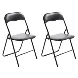 CLP Klappstuhl Felix 2er Set 0 x 0 x 0 cm schwarz