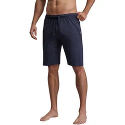 GÖTZBURG Homewearhose »New York«, mit schlichtem Design und Logo-Akzent GÖTZBURG blau-dunkel-uni 56