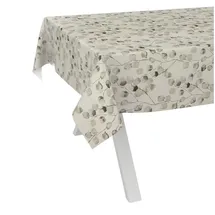 ANRO Wachstuchtischdecke abwaschbar Eukalyptus 200 x 140 cm türkis