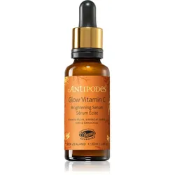 Antipodes Glow Vitamin C aufhellendes Serum gegen die ersten Anzeichen von Hautalterung 30 ml