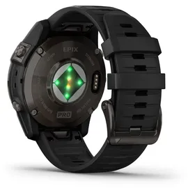 Garmin Epix Pro (Gen 2) Sapphire 47 mm schwarz/carbongrau Titan mit Silikonarmband