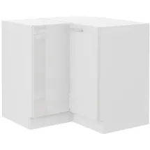 Küchen-Preisbombe Eckunterschrank 90 x 90 cm Weiß