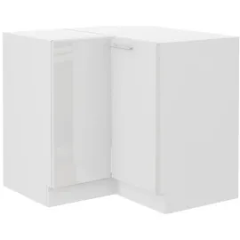 Küchen-Preisbombe Eckunterschrank 90 x 90 cm Weiß