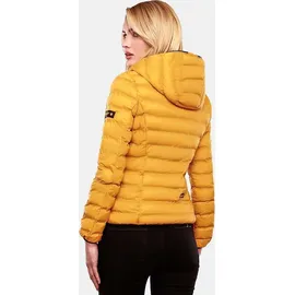 Navahoo Damen Stylische Steppjacke Übergangsjacke mit Kapuze Neevia
