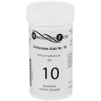 HOMOEOPATHIEFUCHS Schüssler-Salz Nummer 10 Natrium sulfuricum D6 Biochemie 400 St Tabletten