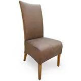 Amagohome Stuhl Stühle Esszimmer Polsterstuhl Rattanstuhl Sidney Polster Lederoptik mu