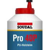 SOUDAL Pro 40P, Holzleim, D4, 750g, Flasche