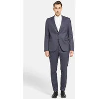 Lawrence Grey Hosenanzug Business-anzug Modern Fit 1-reihig blau 50