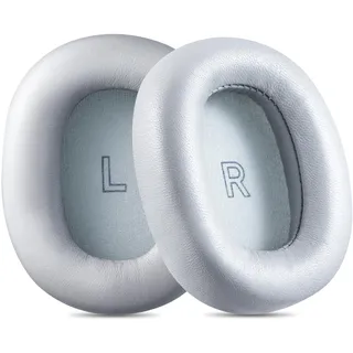 AHG Accessory House Global Verbesserter Ersatz Beoplay h95 Ohrpolster kompatibel mit Bang & Olufsen Beoplay H95 Kopfhörern. Schaffellleder/hochdichter Schaumstoff/starker Magnet (Grau)
