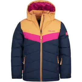 TROLLKIDS Gryllefjord Jacke - Navy / Honey / Fireberry - 104 cm