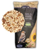 Lyra Pet® | 25 kg Erdnusskerne mit Haut Gehackt | Neue Ernte | Vogelfutter Ideal für Sommer & Winter | Natürliche & Energiereiche Erdnüsse | Streufutter für Kleine Vögel | Fettreiches Wildvogelfutter