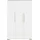 Paidi Kinderkleiderschrank Enie 124 x 56 cm Eiche massiv weiß