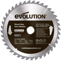 EVOLUTION Evoblade 230 WD TCT-Kreissägeblatt für Holz, 230 mm