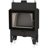 Kamineinsatz BeF Double 7 N Feel mit 7 kW Tunnel Kamin mit 1 Stahltür