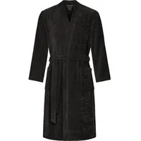 CAWÖ Bademäntel Herren Kimono Cord-Optik 6540 basalt - 740 in basalt - 740 | Gr.: M