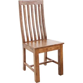 Riess-Ambiente Hochlehner Holzstuhl MAKASSAR naturbelassen braun