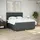vidaXL Boxspringbett 180 x 200 cm Dunkelgrau