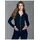 Trigema Sweatjacke Jacke veredelt mit Kristallsteinen«, Gr. M, blau