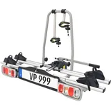 VDP eBike Fahrradträger Anhängerkupplung VP999 - E-Bike Kupplungsträger mit Quick-Lock - abklappbar, abschließbar - für 2 Fahrräder - 13-polige Beleuchtung
