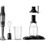 Philips 5000-Serie Stabmixer inkl. Schneebesen, XL-Zerkleinerer - 1200 W Leistung. ProMix-Technologie. LED-Geschwindigkeitsanzeiger. Stufenlose Geschwindigkeitseinstellung (HR2684/00)
