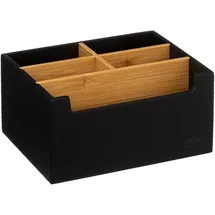 5five simply smart 5five - organizer mit 5 fächern "naturéo" schwarz